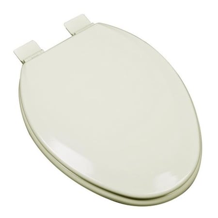 Plumbing Technologies Plumbing Technologies 1F1E5-02 Premium Molded Elongated Wood Toilet Seat; Biscuit 1F1E5-02